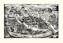 Load image into Gallery viewer, Wolfwalkers Kilkenny Linocut by Clara