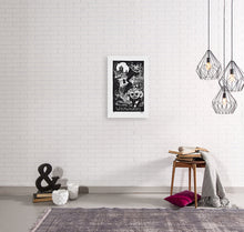 Load image into Gallery viewer, WolfWalkers Linocut by Clara