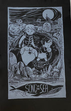 Load image into Gallery viewer, Song of the Sea Linocut by Clara