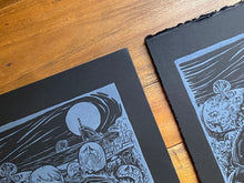 Load image into Gallery viewer, Song of the Sea Linocut by Clara