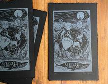 Load image into Gallery viewer, Song of the Sea Linocut by Clara