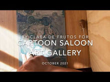 Load and play video in Gallery viewer, Song of the Sea Linocut by Clara