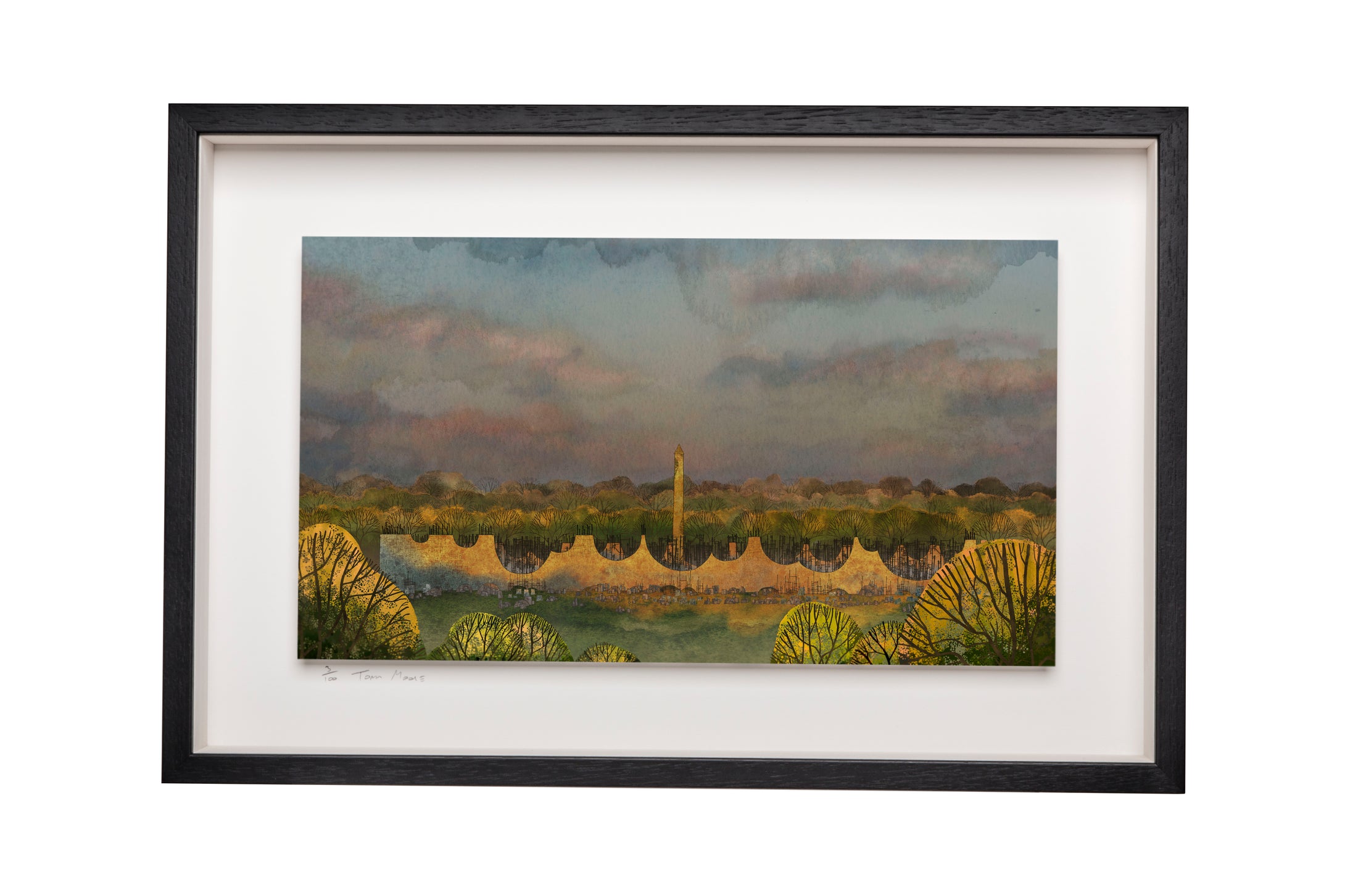 Sunset over Kells - Limited Edition Signed Print - Framed