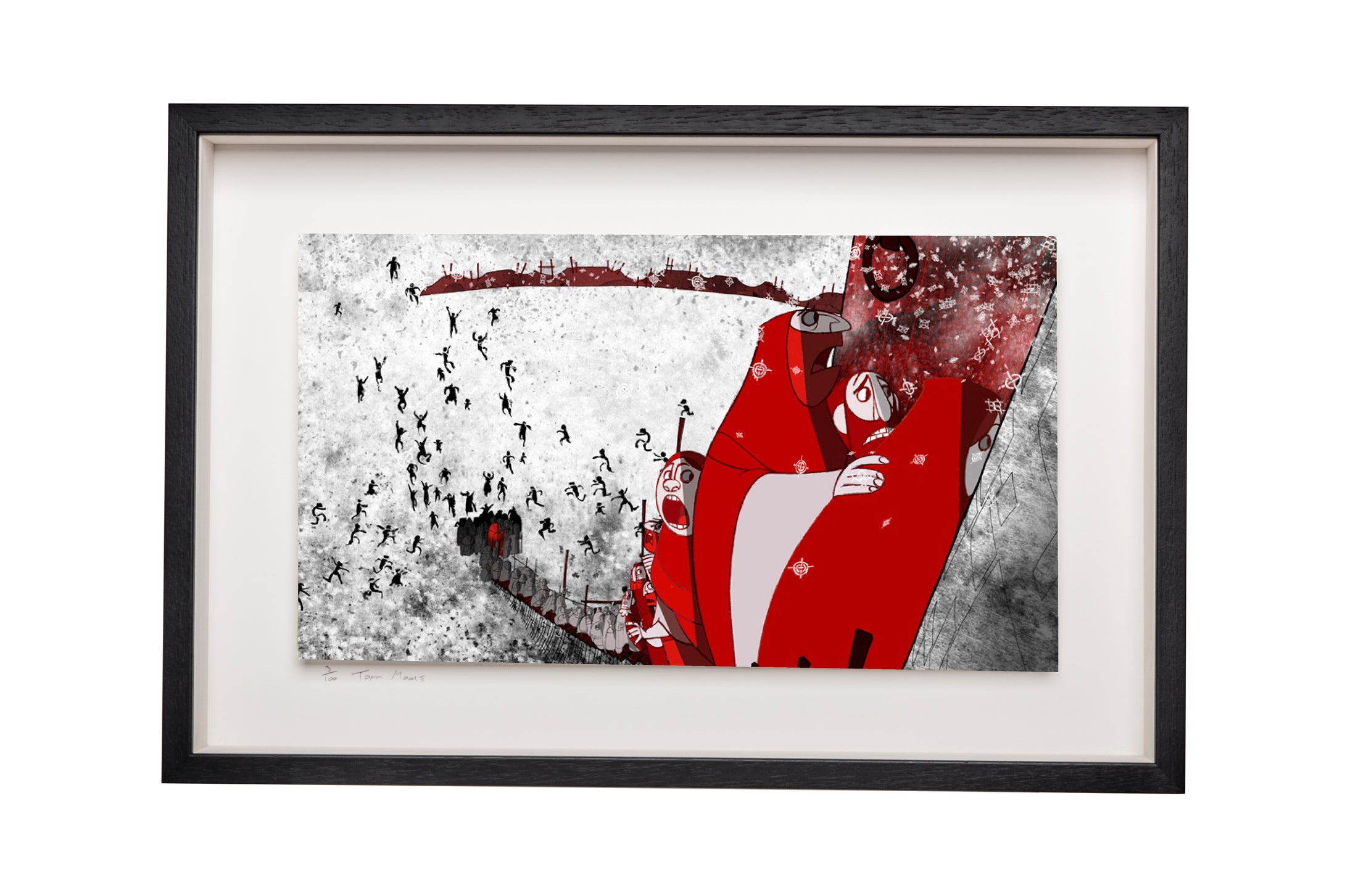 Viking Attack - Limited Edition Signed Print - Framed