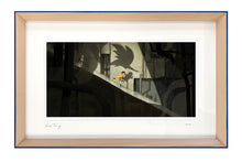 Load image into Gallery viewer, The Dragons Shadow -  My Fathers Dragon Limited Edition Signed Print - Yale Blue edge frame
