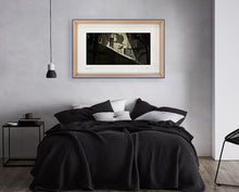 Load image into Gallery viewer, The Dragons Shadow -  My Fathers Dragon Limited Edition Signed Print - Yale Blue edge frame
