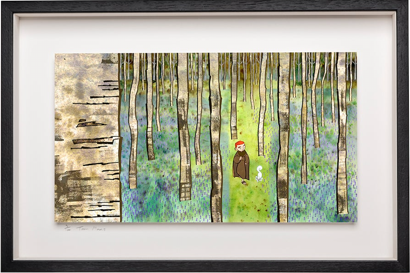 Birch Woods - Limited Edition Signed Print - Framed