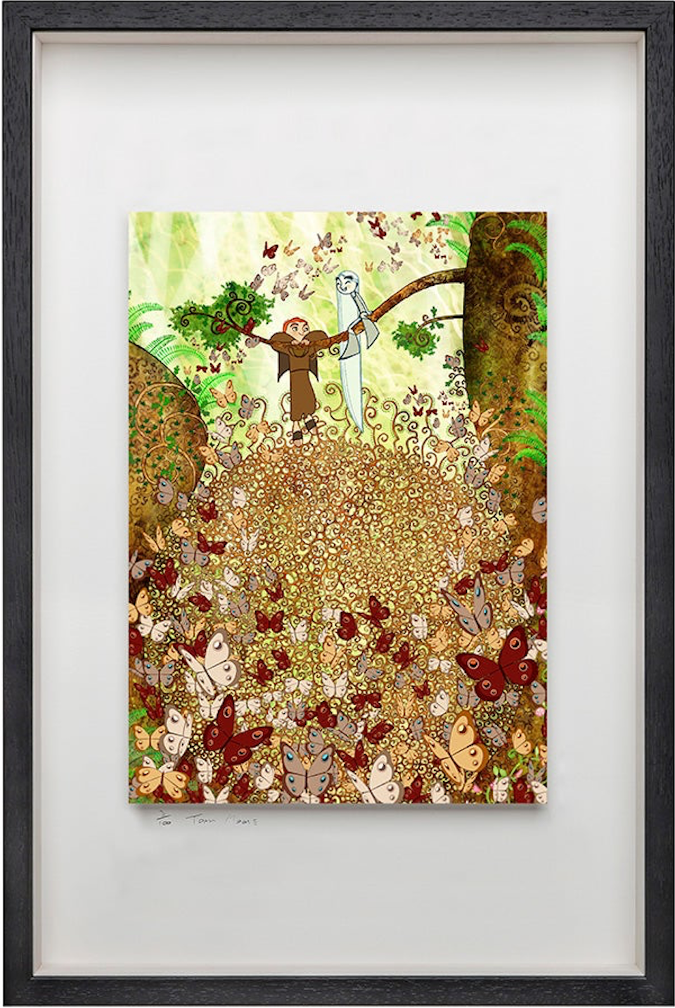 Butterfly Forest - Limited Edition Signed Print - Framed