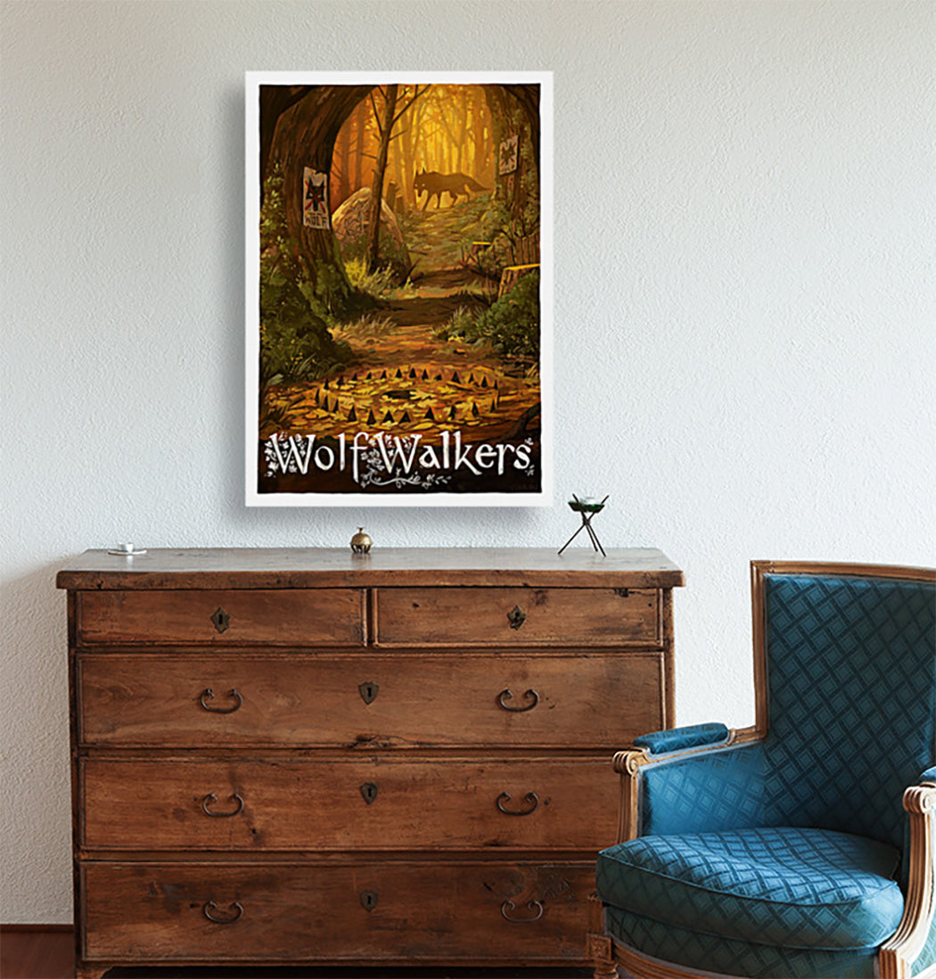 Wolfwalkers Wolf poster by Ciaran Duffy – Cartoon Saloon Art Gallery