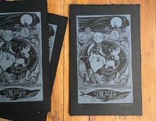Load image into Gallery viewer, Song of the Sea Linocut by Clara
