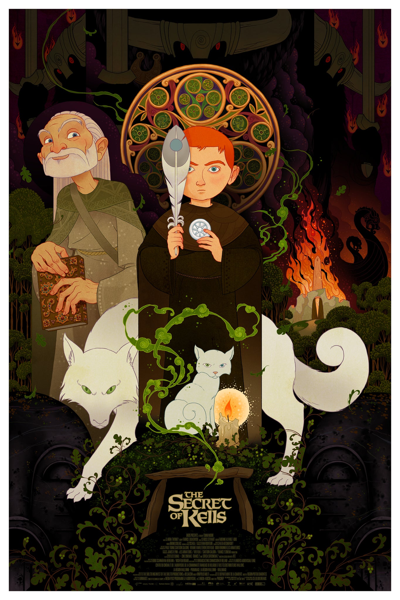 The Secret of Kells Alternative Poster Art by Peter Diamond