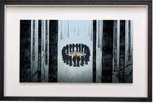 Load image into Gallery viewer, Circle of Wolves - Limited Edition Signed Print - Framed
